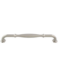 Tiffany Cabinet Pull - 8 7/8 inch Center-to-Center in Polished Nickel.